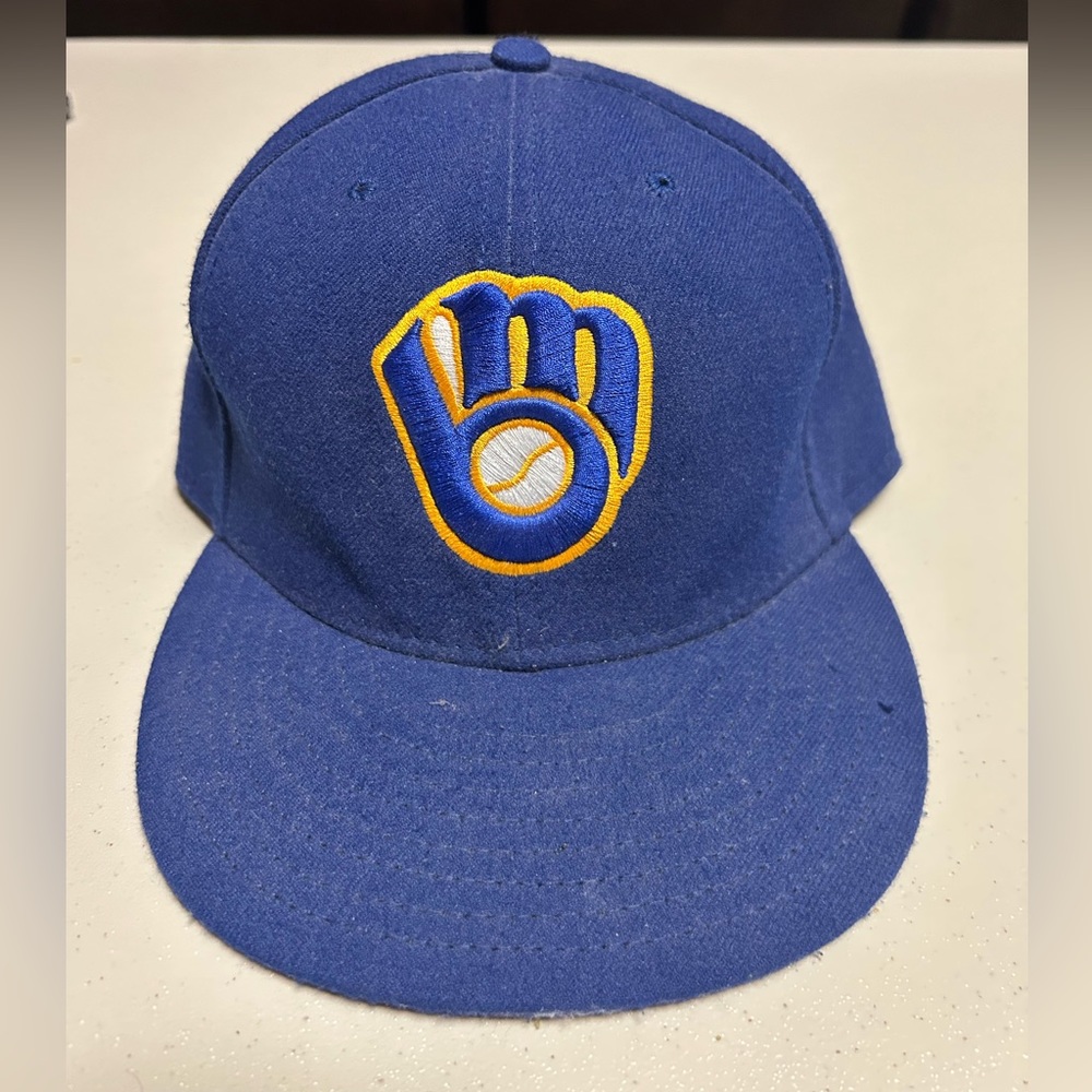 New Era Milwaukee Brewers Fitted 5950 - 7 3/8